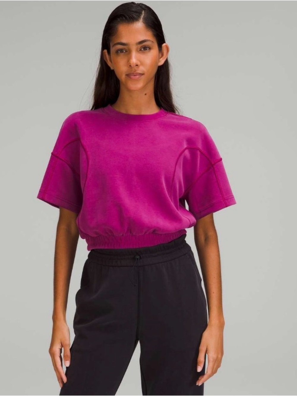 Lululemon softstreme gathered tee